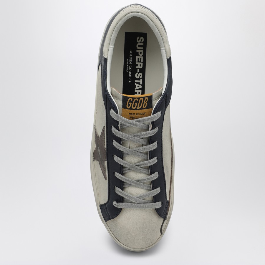 スニーカー Golden Goose SNEAKER (GMF00103F006902) Golden Goose White/blue Super Star Sneaker | TheDoubleF