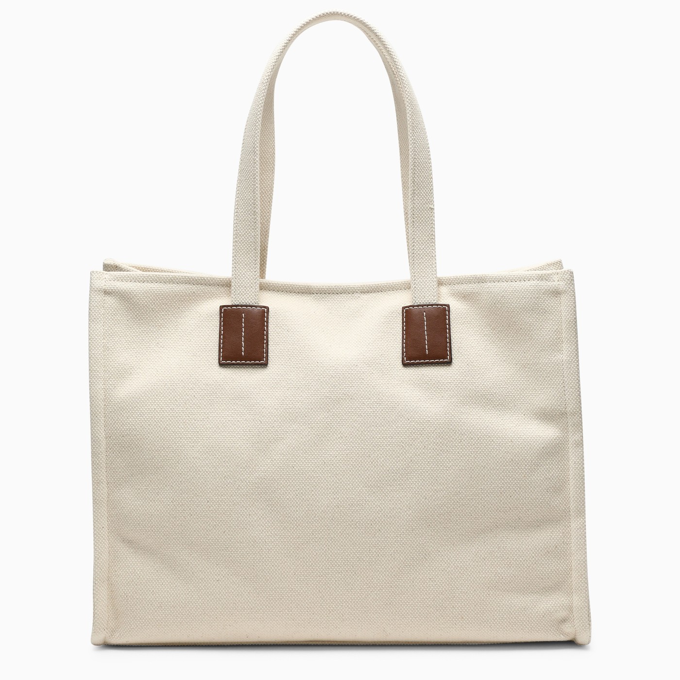BALLY Crystalia tote bag in natural canvas TheDoubleF
