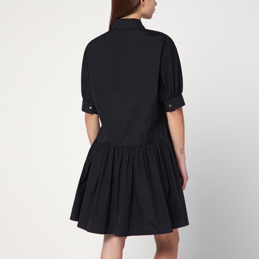 関税負担なし◆Max Mara Studio◆CARONTE コットンシャツドレス Max Mara Studio Short black shirt dress in cotton | TheDoubleF