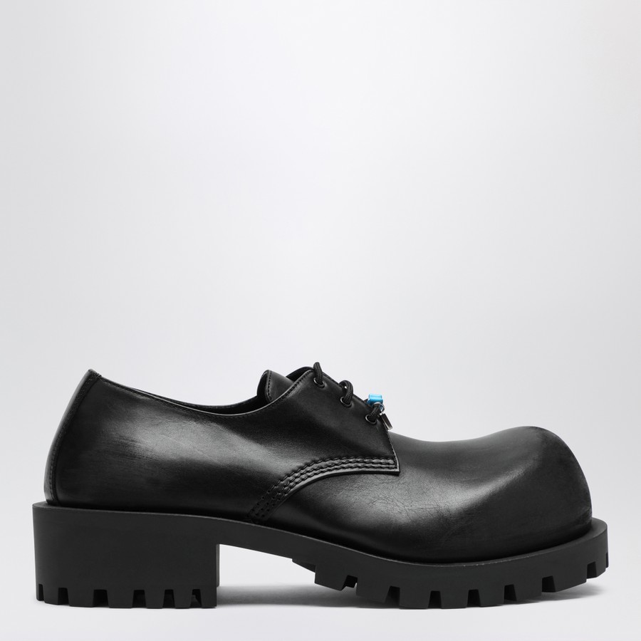 Balenciaga Black leather Derby Hummer | TheDoubleF