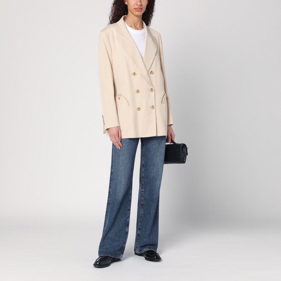 ジャケット Blaze Milano Everynight ivory double-breasted jacket Blazé Milano Everynight ivory double-breasted jacket