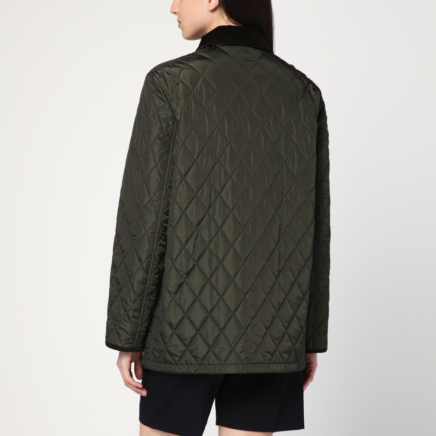【関税&送料込】Burberry Dark Green Quilted Country Jacket Burberry Dark green quilted country jacket | TheDoubleF