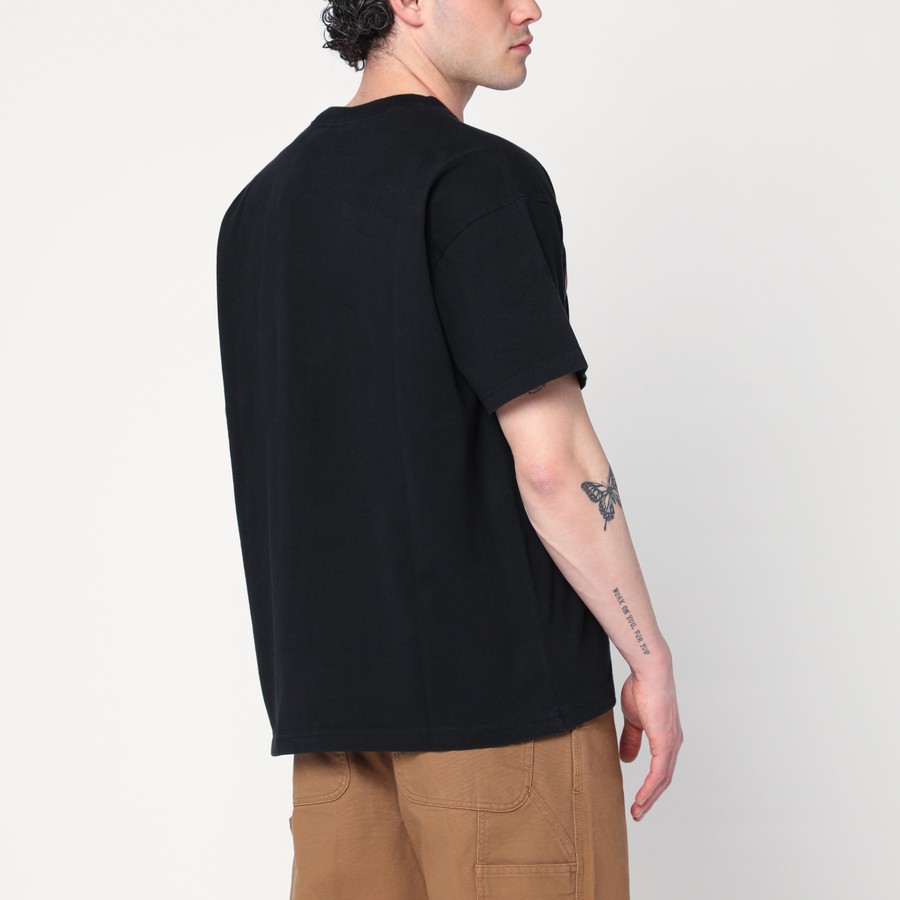 Tシャツ・カットソー Carhartt Wip S S Lazy Duck Academy T-Shirt Black 25127173_55440175_600.jpg