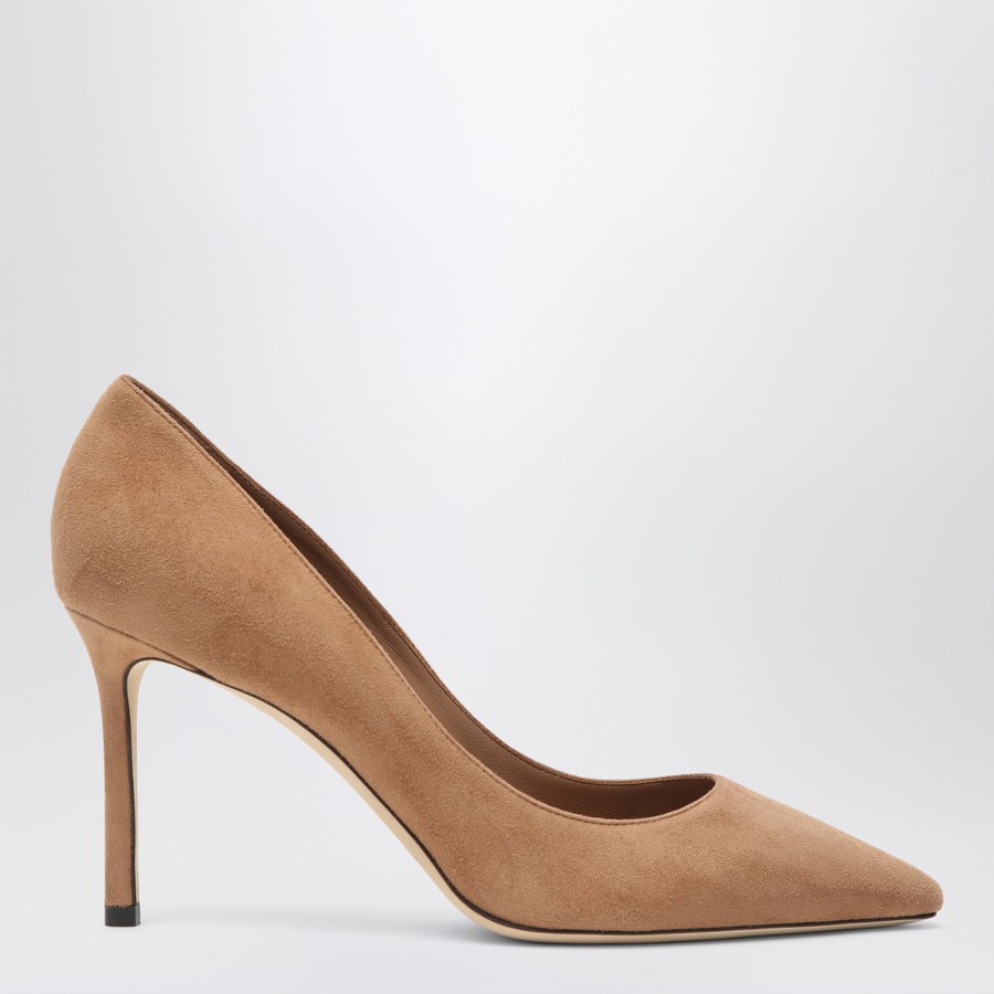 【関税&送料込】Jimmy Choo Romy 85 Pumps In Toffee Colour Su Jimmy Choo Romy 85 pumps in toffee colour suede | TheDoubleF