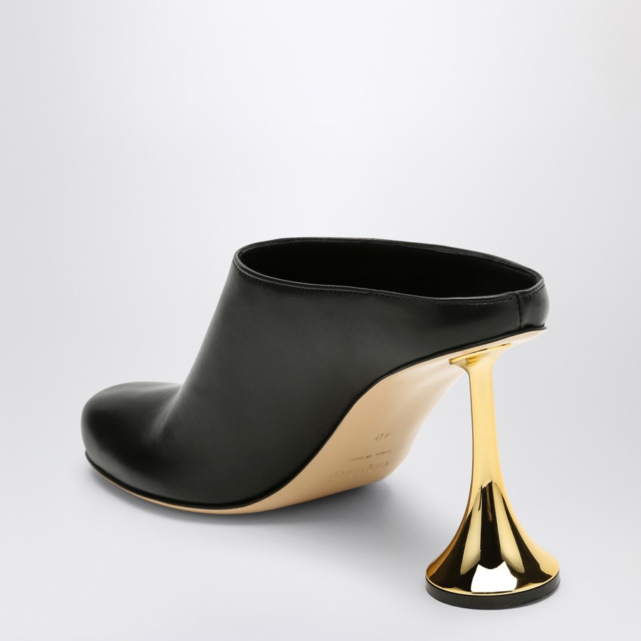 Coperni Orchestra Closed Mule Heel in black leather | TheDoubleF