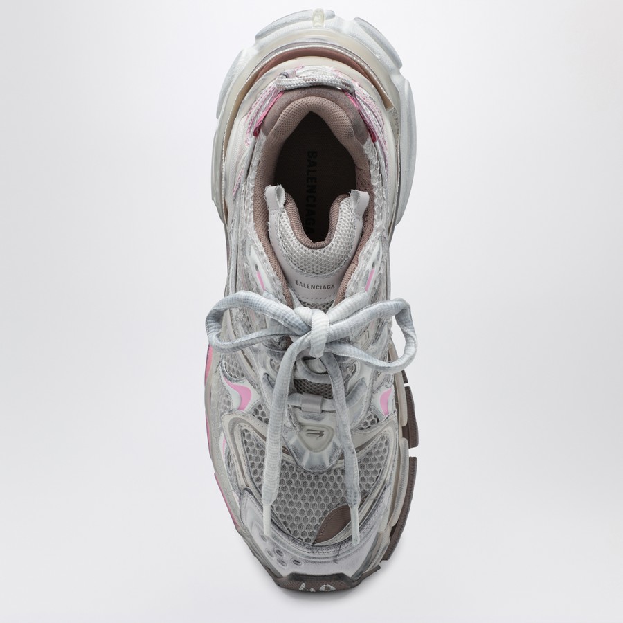 Balenciaga Sneaker Runner white/taupe/pink | TheDoubleF