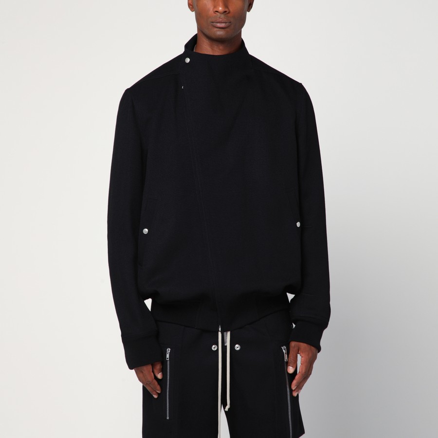 Rick Owens Black wool zip jacket | TheDoubleF