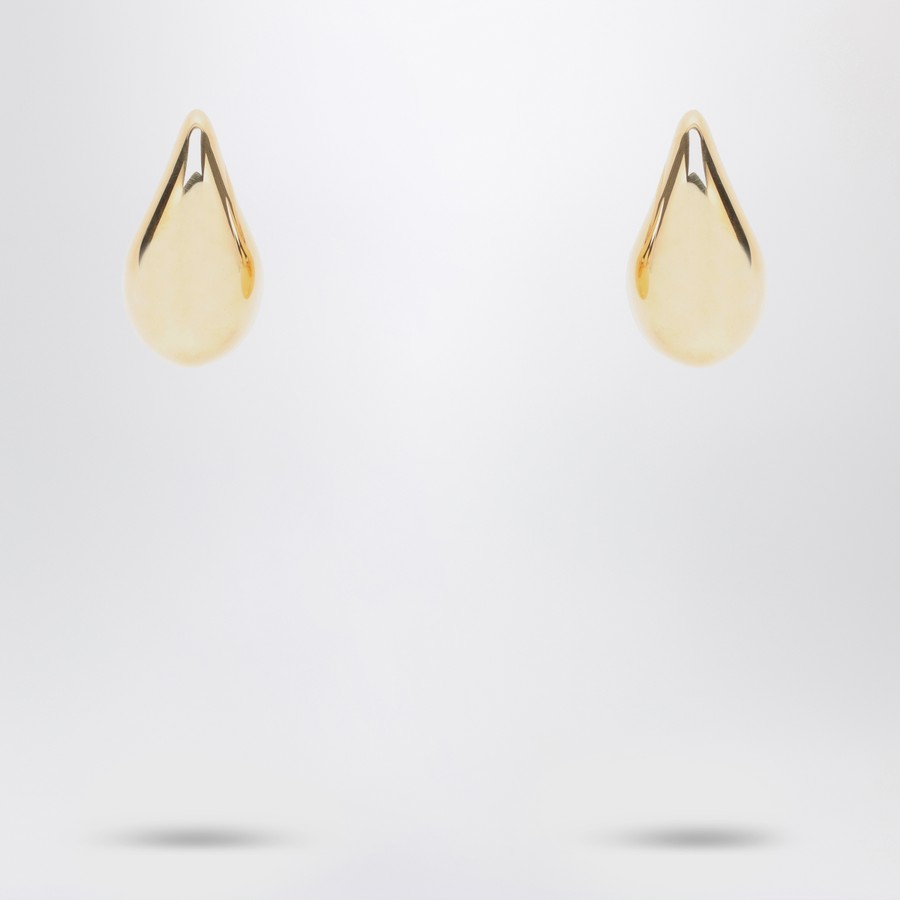 ピアス BOTTEGA VENETA Gold Silver Drop Earrings Bottega Veneta Large Drop earrings in silver with gold