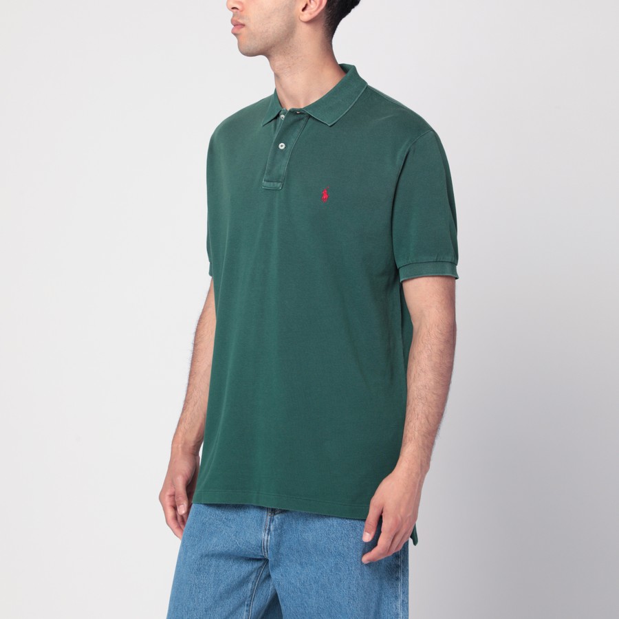 Polo Ralph Lauren Washed forest green cotton polo | TheDoubleF