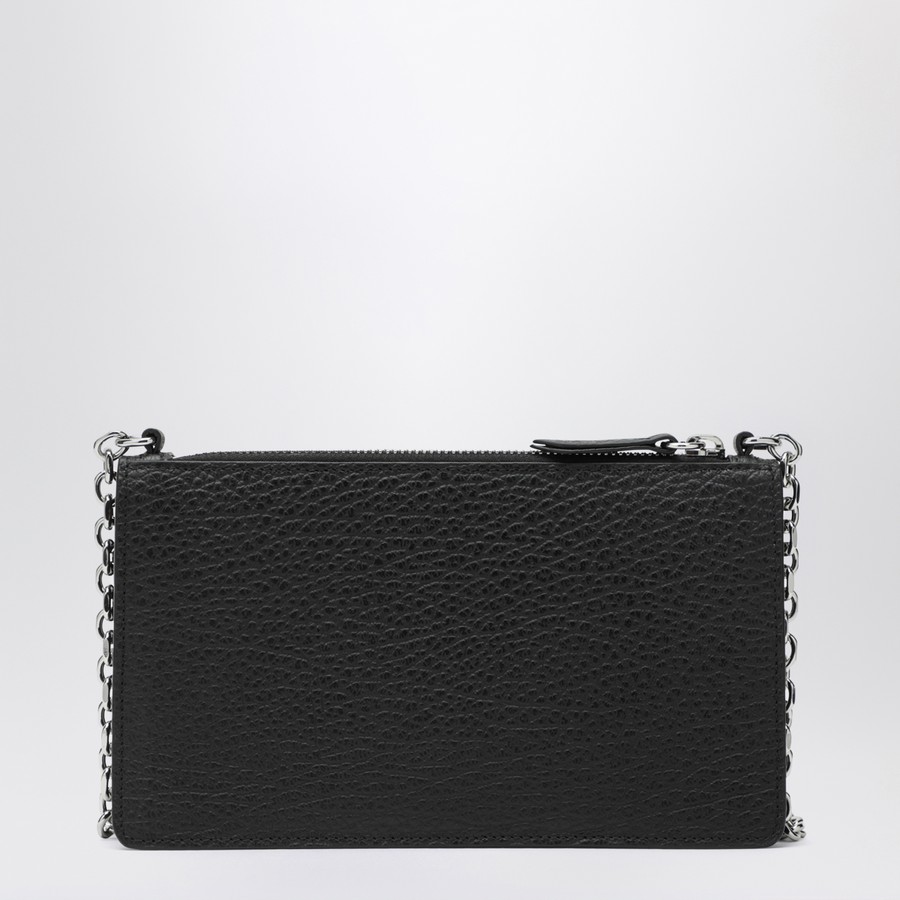 Maison Margiela Black card holder with shoulder strap TheDoubleF