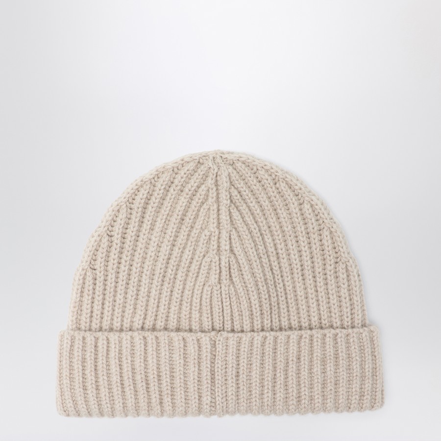 ニットキャップ・ビーニー LOEWE LIGHT BEIGE CASHMERE BEANIE Loewe Light beige cashmere beanie | TheDoubleF