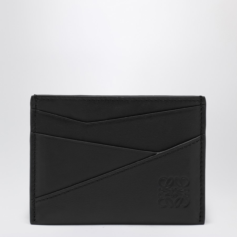 【LOEWE】PUZZLE CARD WALLET LOEWE PUZZLE BIFOLD CARDHOLDER in Calfskin - Bright Mandarin