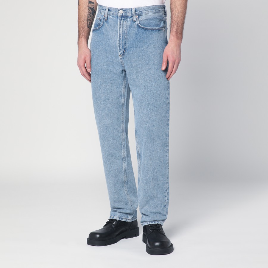 AGOLDE Light blue jeans in regenerated denim | TheDoubleF