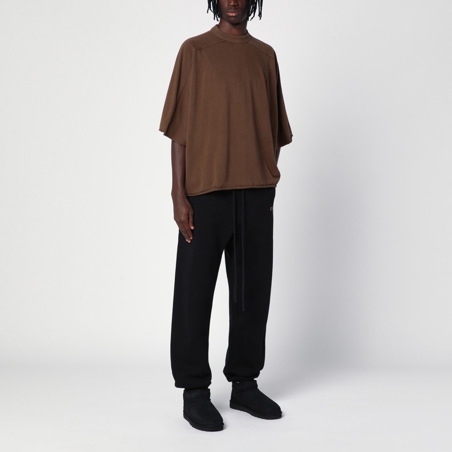 Tシャツ・カットソー ENTIRE STUDIOS Men T Shirts ES2487CO Brown Entire Studios Organic cotton brown T-shirt | TheDoubleF