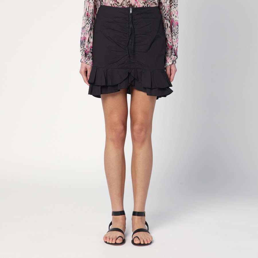 スカート ISABEL MARANT ETOILE Women Skirts 25PJU0301FAC1J06E Black ISABEL MARANT Étoile Breenea mini skirt with black zip