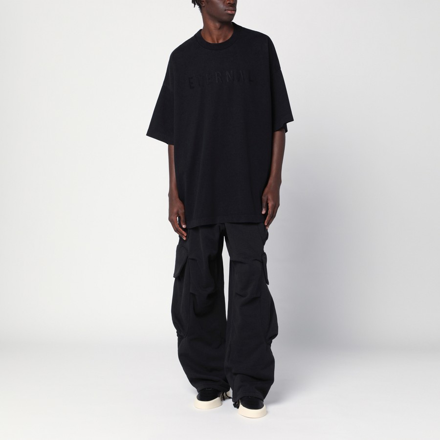 FEAR OF GOD| (FGE2505101HWJ 001) Fear of God Black Eternal T-shirt | TheDoubleF