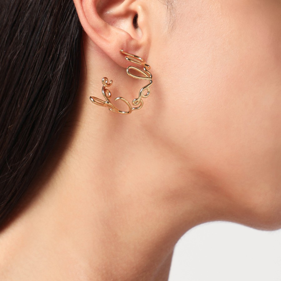 【関税＆送料込み】ChloAC ChloAC Iconic Gold Earrings Chloé Chloé Iconic gold earrings | TheDoubleF
