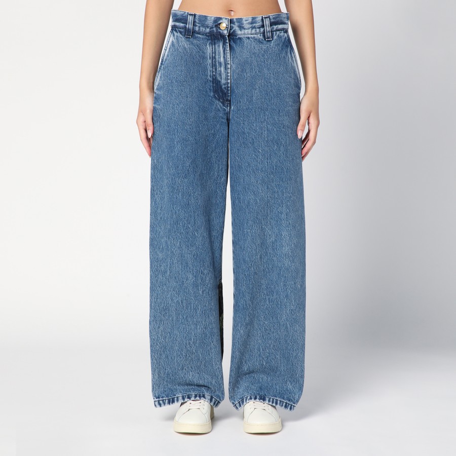 【PALM ANGELS】denim baggy-fit oversized ジーンズ PALM ANGELS】denim baggy-fit oversized ジーンズ (Palm Angels