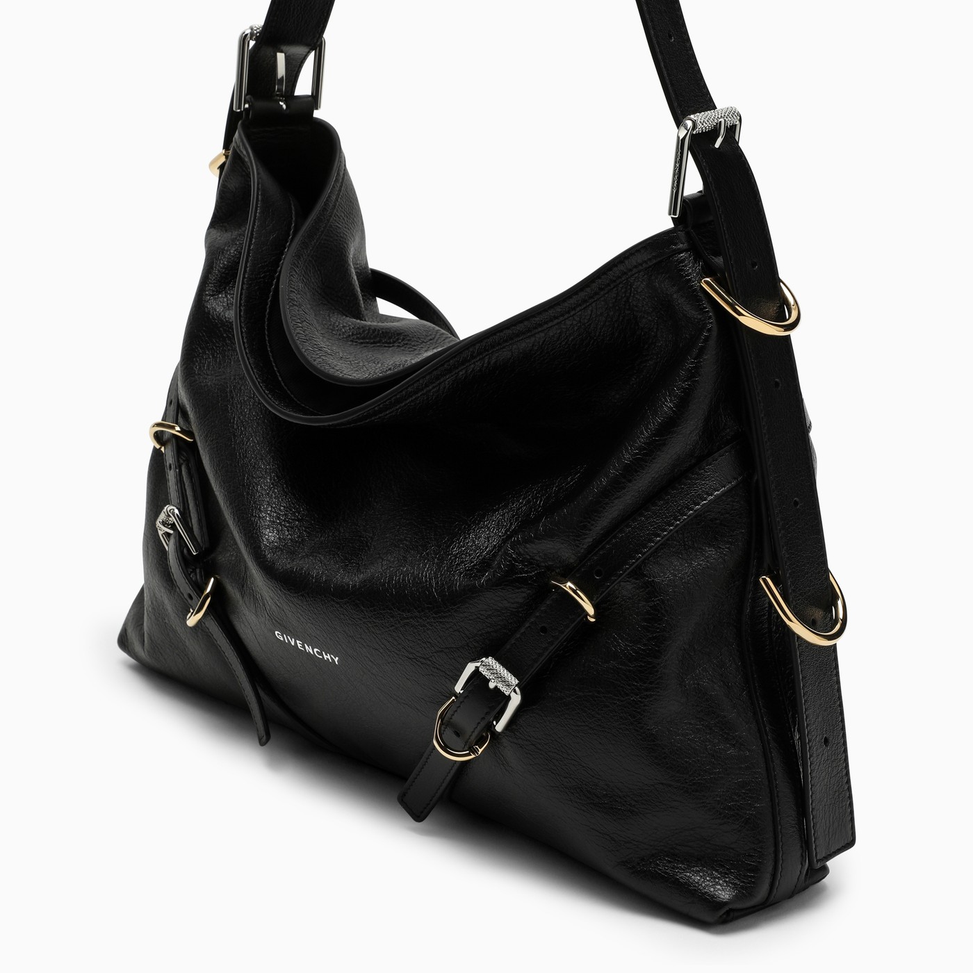 Givenchy Medium Voyou bag in black leather TheDoubleF