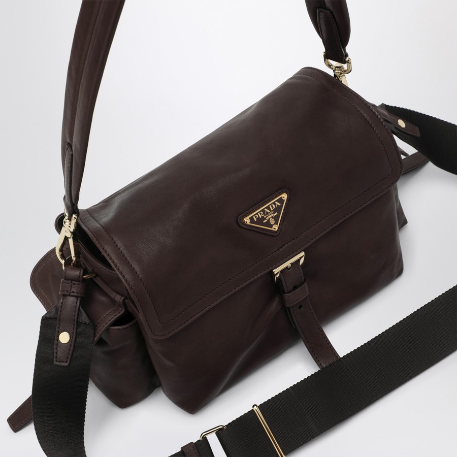 Prada Prada Explore medium brown bag in nappa leather | TheDoubleF