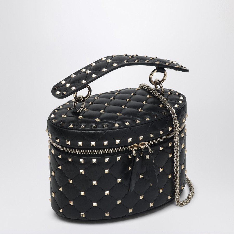 バッグ・カバンその他 VALENTINO GARAVANI Woman Mini bag Dark 6W2B0R30TYW 6U7 Valentino Garavani Small black Rockstud bucket bag | TheDoubleF