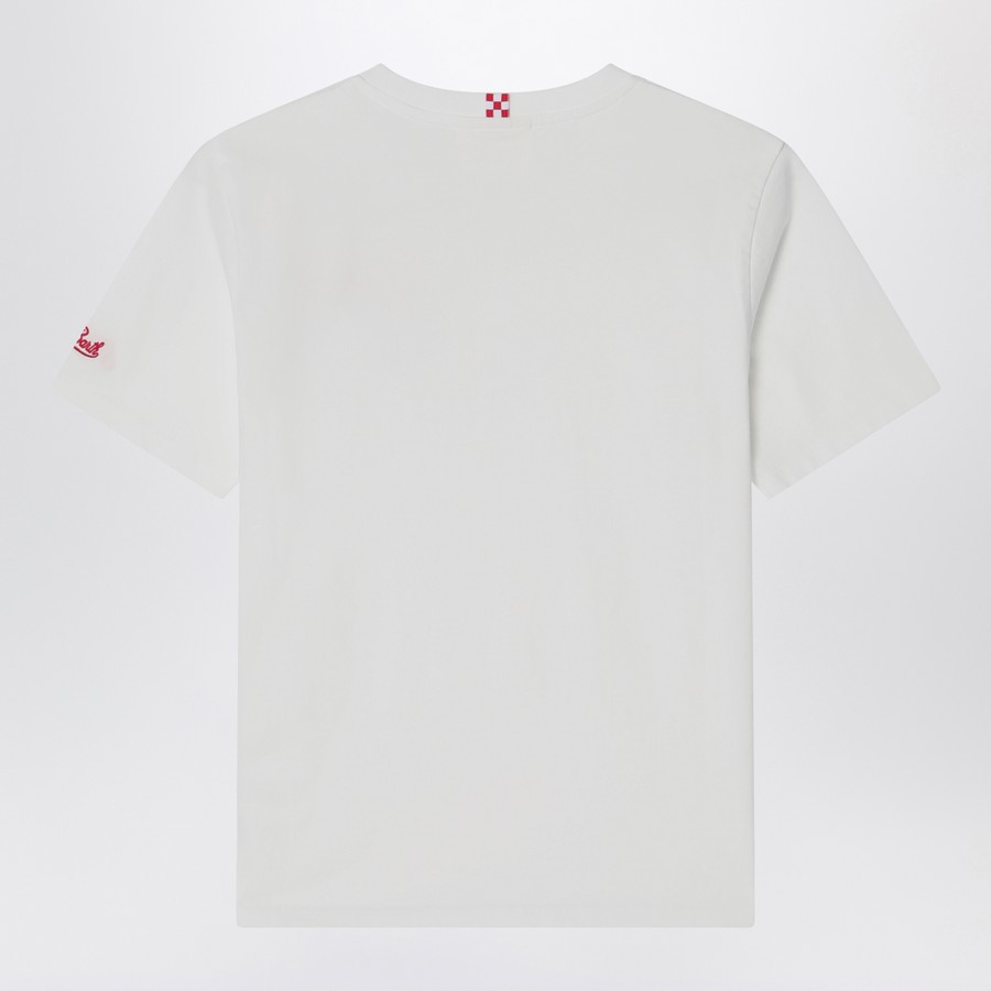 MC2 Saint Barth White T-shirt with car print | TheDoubleF