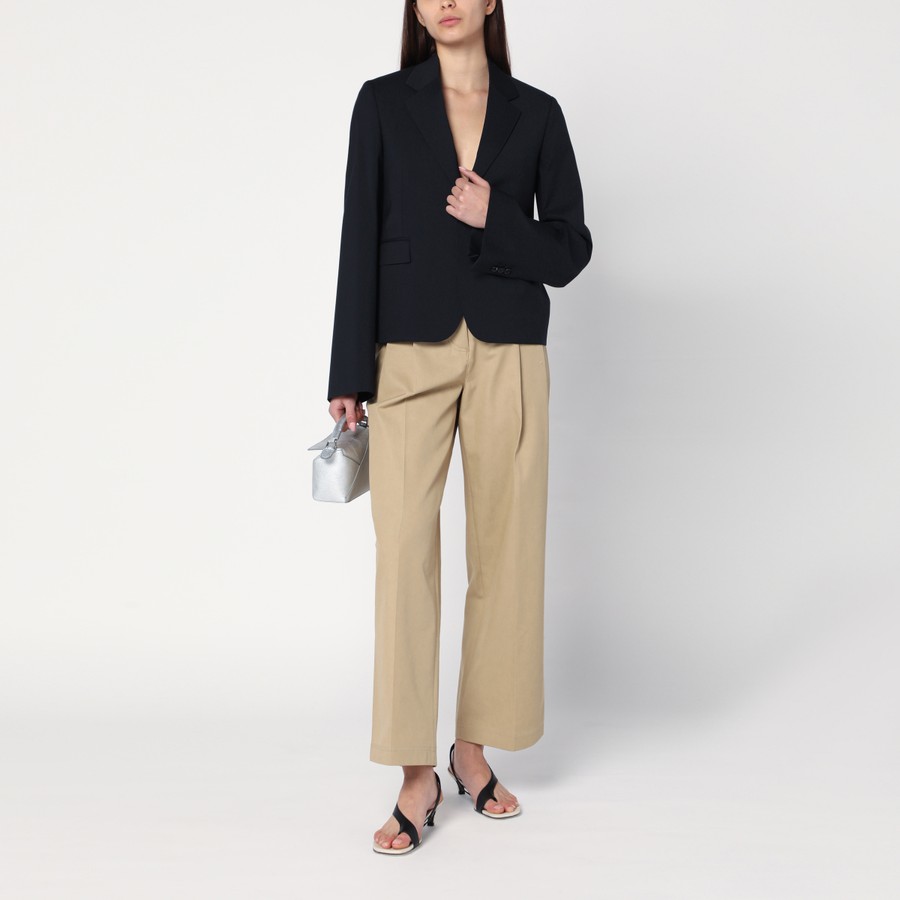 ジャケット Loewe Navy blue single-breasted jacket in wool Loewe Navy blue single-breasted jacket in wool | TheDoubleF