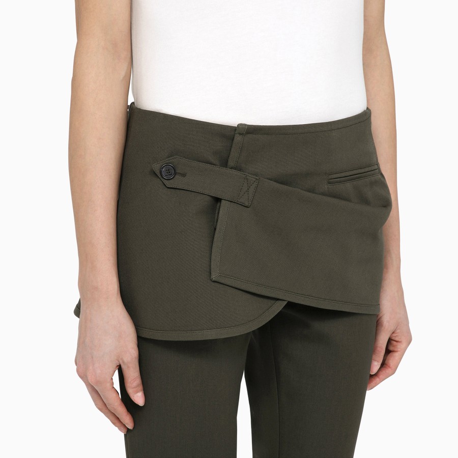 ボトムスその他 Courreges Military green cotton mini skirt trousers Courrèges Military green cotton mini skirt trousers | TheDoubleF