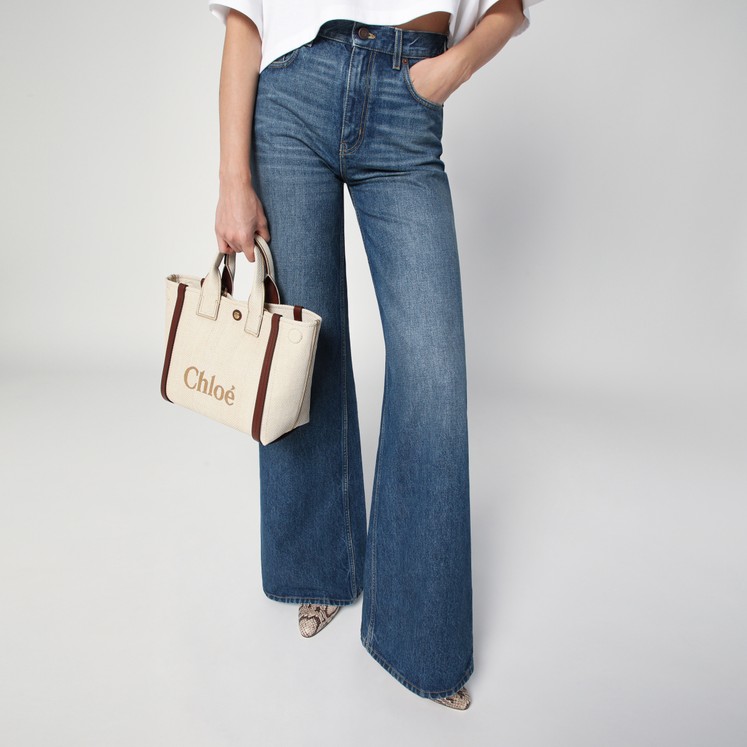 Chloé Saddle Horse Medal bag in hammered pink leather