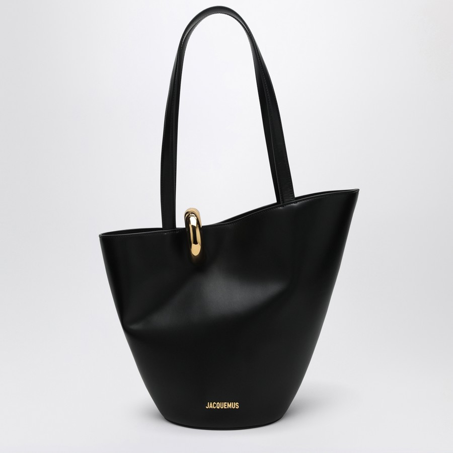 【JACQUEMUS】La Bambola medium bag black JACQUEMUS Black Medium Bambola bag | TheDoubleF