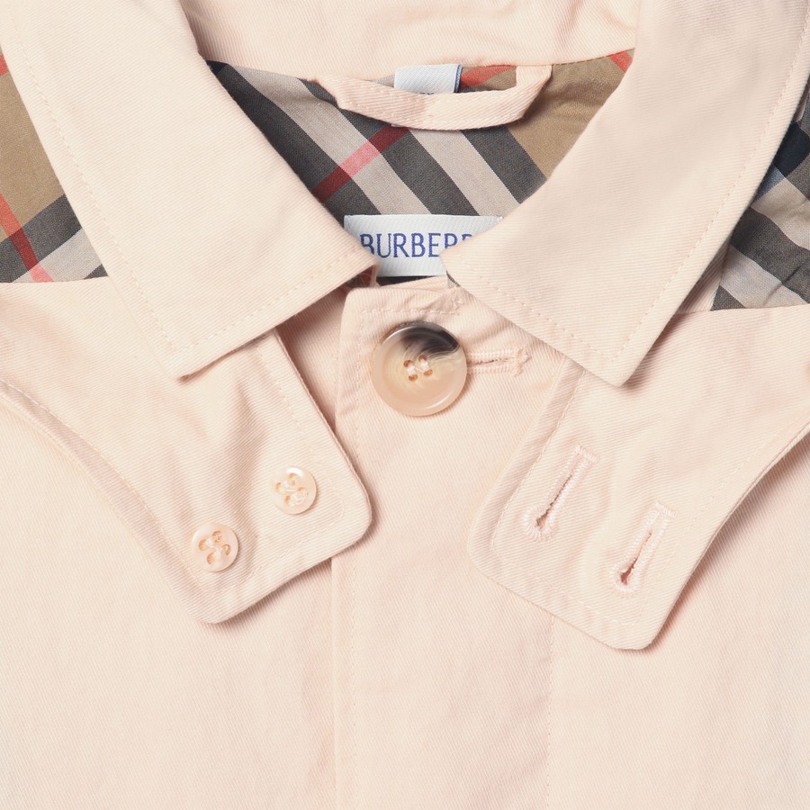 【関税&送料込】Burberry Light Pink Car Coat In Cotton And N Burberry Light pink car coat in cotton and nylon | TheDoubleF