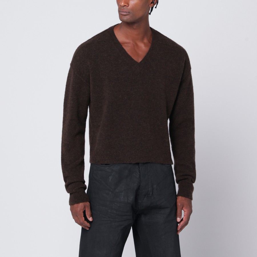 【RICK OWENS】 Mohair/Alpaca Wool knit RICK OWENS - KNITWEAR - Rick Owens