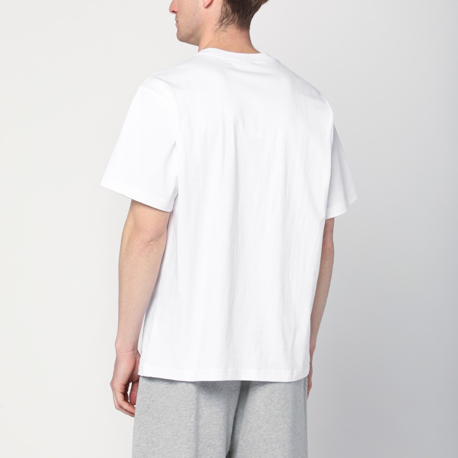 Tシャツ・カットソー AWAKE NY Men T Shirts AWK SP25 TS002CO WH WHITE Awake NY White T-shirt with target print | TheDoubleF