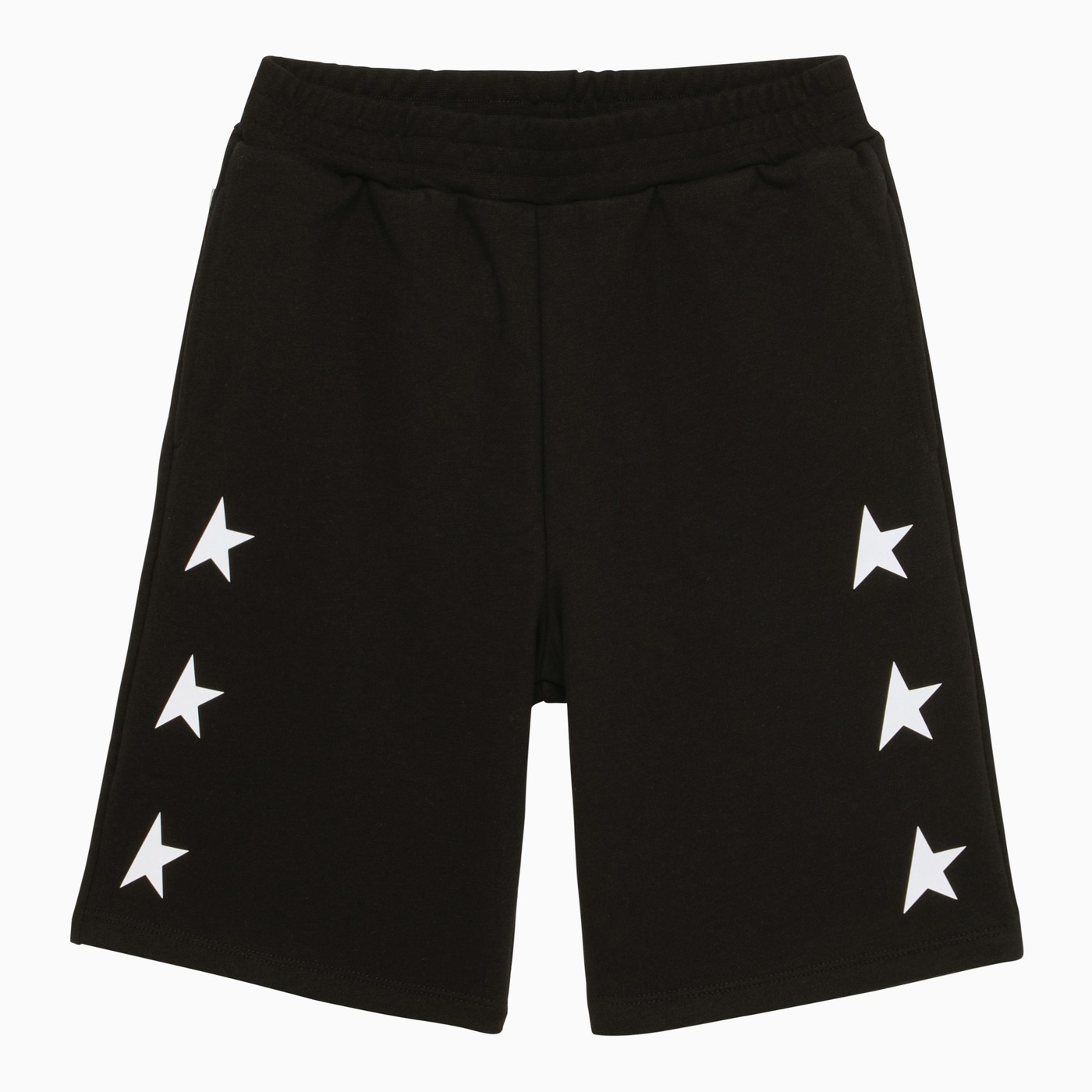 Golden Goose Black cotton bermuda shorts | TheDoubleF