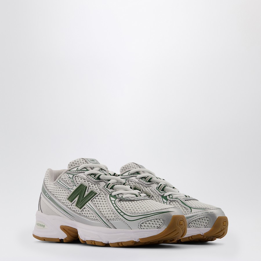 New Balance Sneaker 740 Bungee Silver Metalic/ Dark Alpine Green