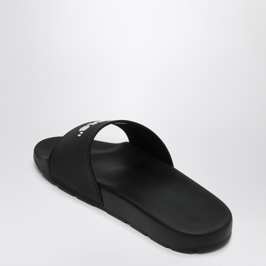 【関税込み】Off-White ブラック 'This That' プールスライド Off-White™ Black This That slides | TheDoubleF