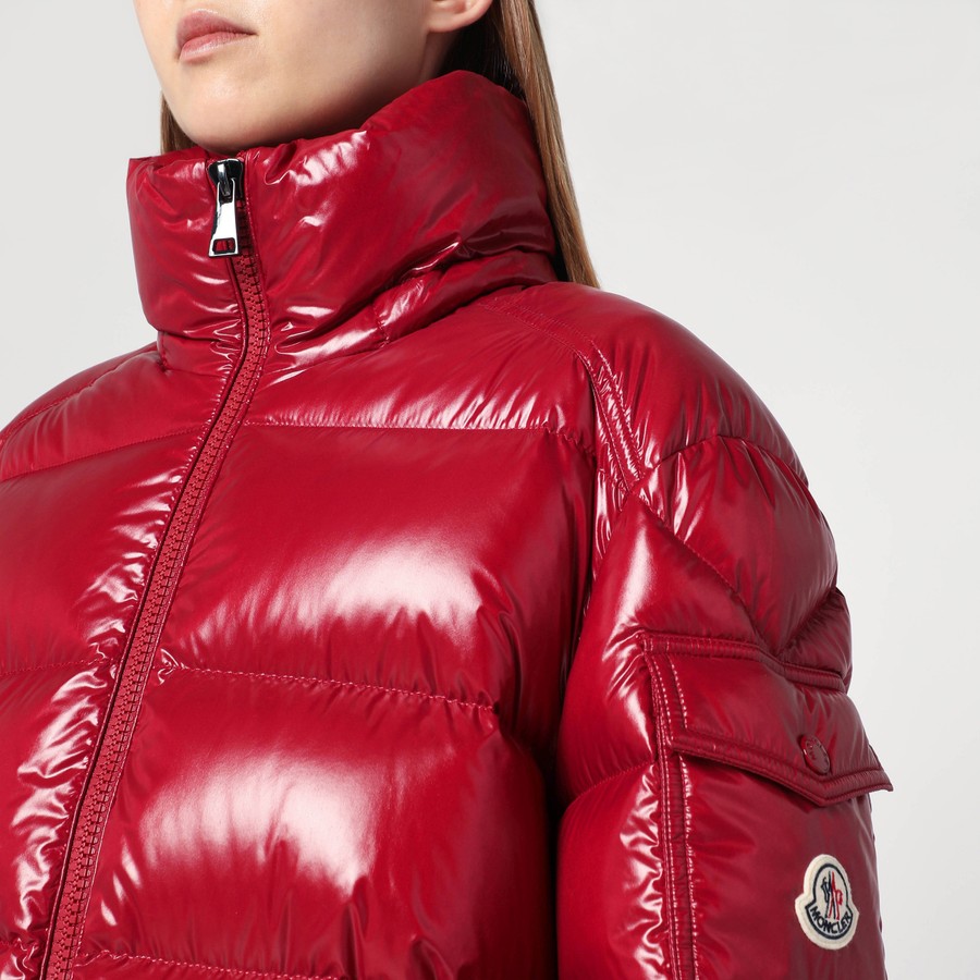 【関税&送料込み】Moncler Ruby Jacket In Lacquered Nylon Moncler Ruby red down jacket in lacquered nylon | TheDoubleF