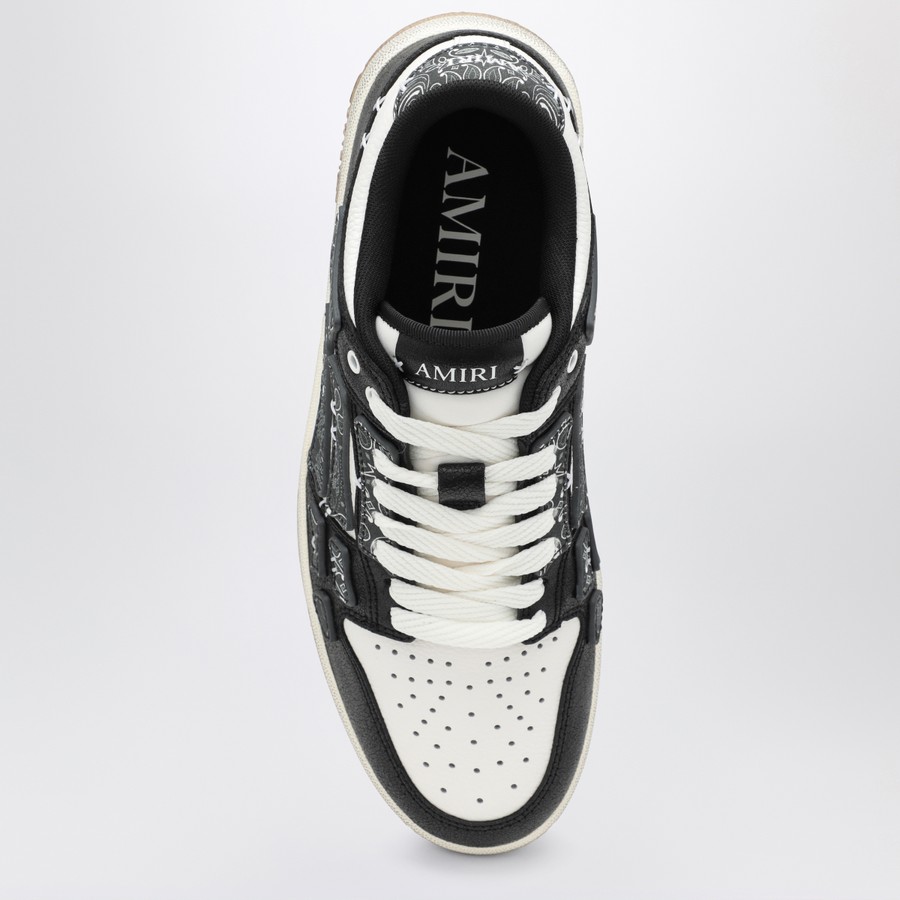スニーカー AMIRI AMFOSR1140 Sneakers Bandana Skel top low Amiri Bandana Denim Skel Top Low Sneakers | Saks Fifth Avenue