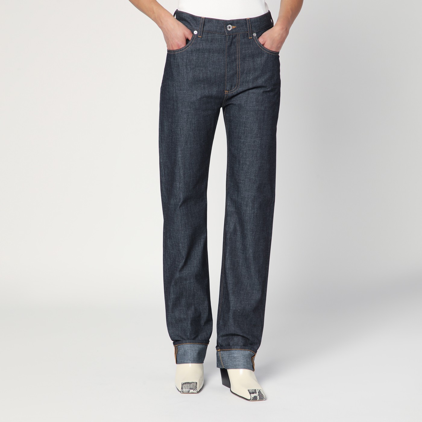 デニム・ジーパン BOTTEGA VENETA FW25 Denim jeans (831607V5SN0 4245) Bottega Veneta FW25 Denim Jeans – Flawless Fit & Elegance