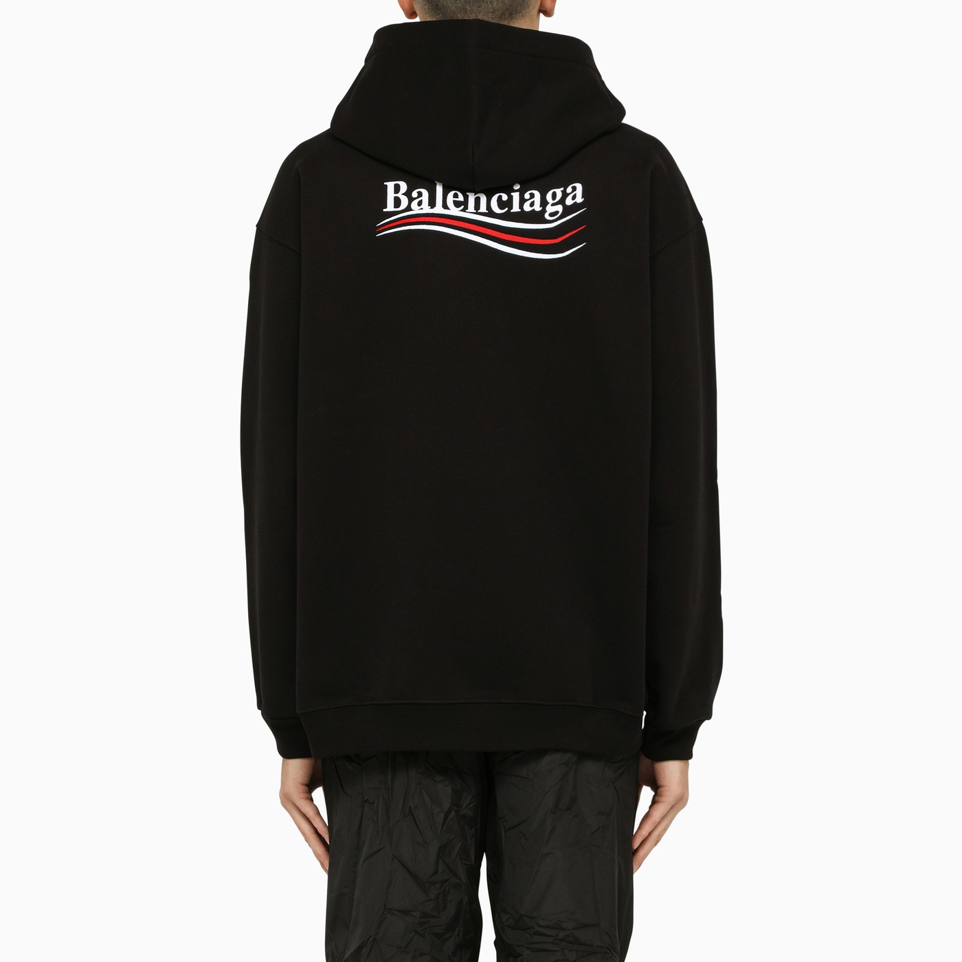 black balenciaga sweatshirt
