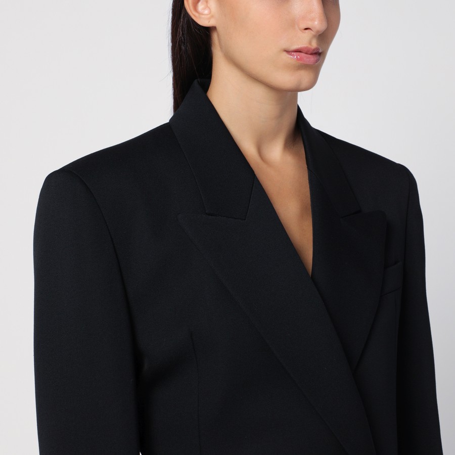 ジャケット Valentino Black wool double-breasted jacket Valentino Black wool double-breasted jacket | TheDoubleF