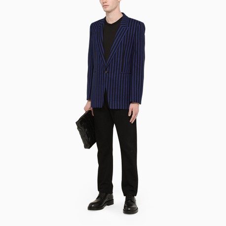saint laurent striped blazer