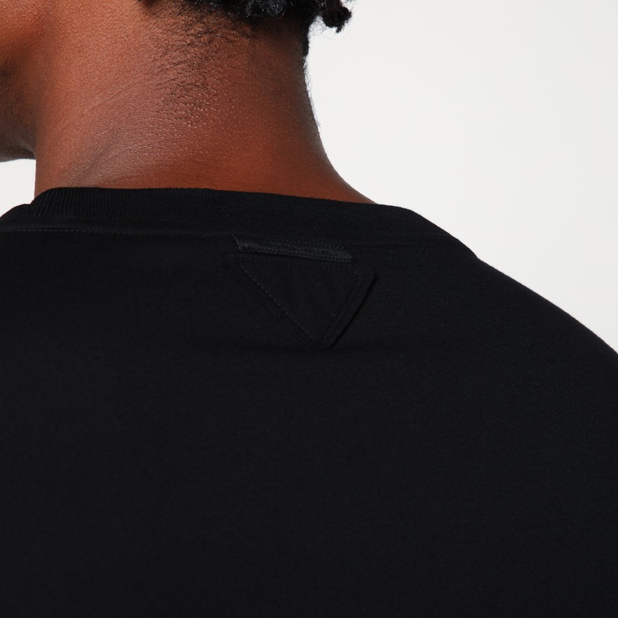 Tシャツ・カットソー PRADA SET OF THREE BLACK COTTON T-SHIRTS Prada Set of three black cotton T-shirts | TheDoubleF