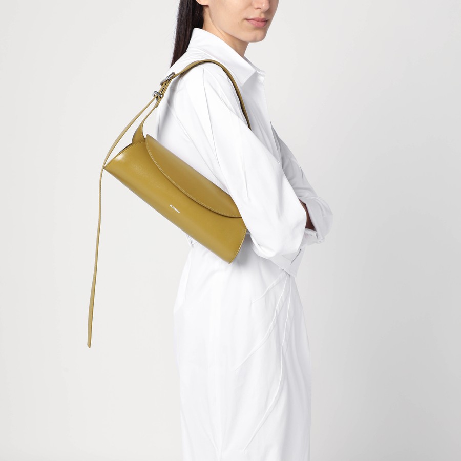 ショルダーバッグ・ポシェット JIL SANDER Women Shoulder Bags J07WD0023P5355 Q JILSA 321 GR Jil Sander Small green Cannolo shoulder bag | TheDoubleF
