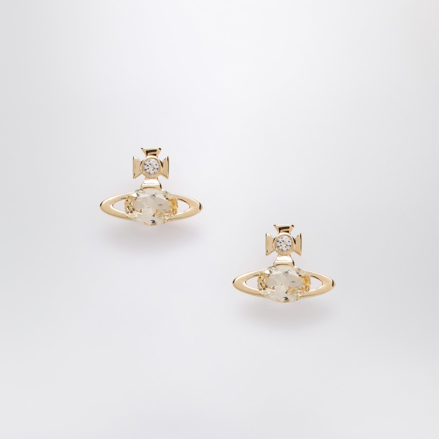 アクセサリーその他 Vivienne Westwood Nano Solitaire gold earrings Vivienne Westwood Nano Solitaire gold earrings | TheDoubleF