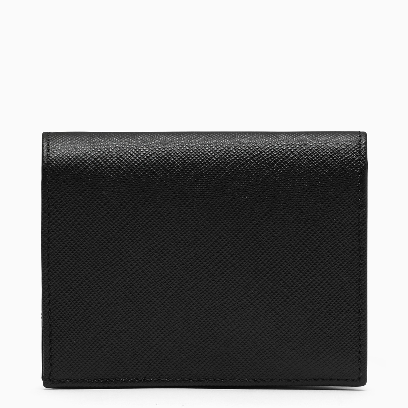 Prada Black Saffiano leather small wallet TheDoubleF
