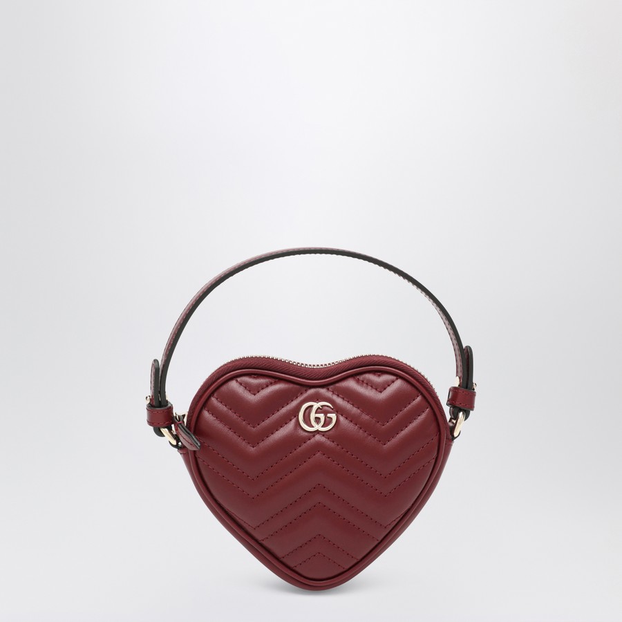 ハンドバッグ GUCCI Heart-shaped GG Marmont mini bag Rosso Ancora GUCCI Heart-shaped GG Marmont mini bag Rosso Ancora | TheDoubleF