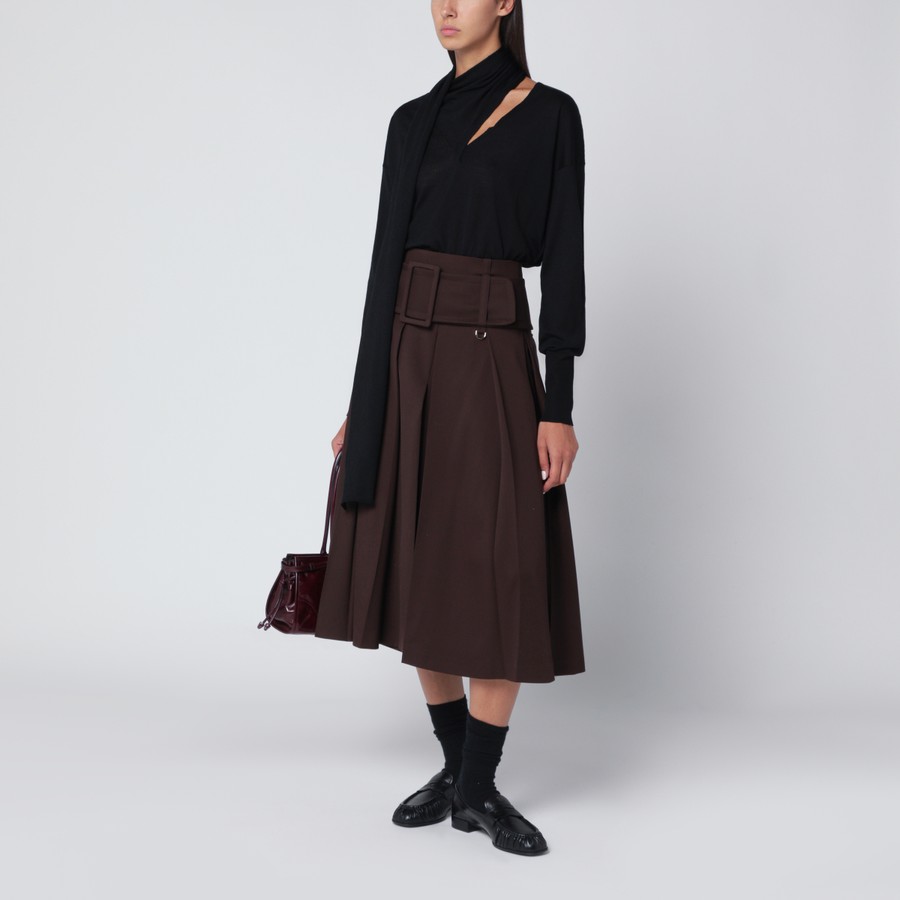 新品★アパルトモン ROBERTO COLLINA SCIARPA STOLE Roberto Collina Black sweater with scarf | TheDoubleF
