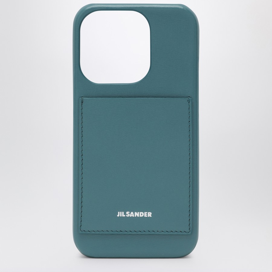 【関税&送料込】Jil Sander Lagoon-Coloured Iphone 15 Pro Max Jil Sander Jil Sander Iphone 15 Pro Max Cover With Logo