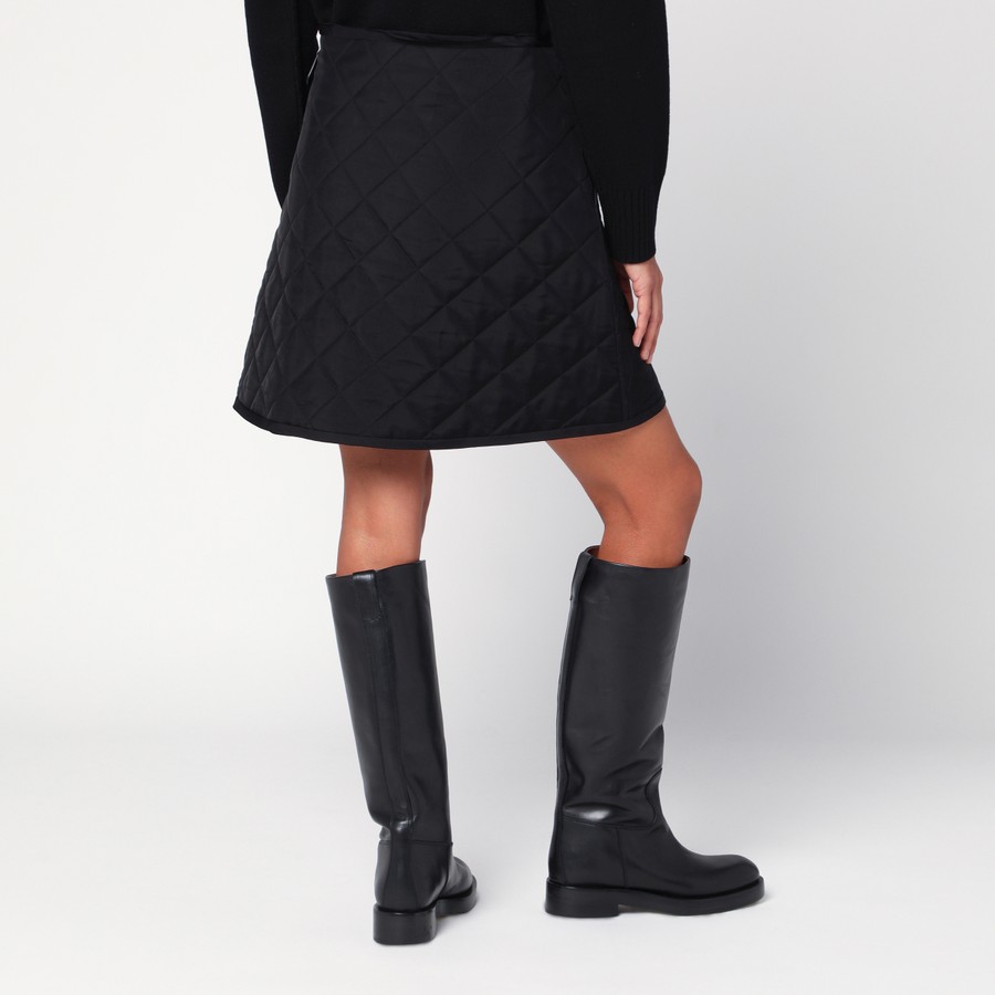 スカート Jil Sander SKIRT (J03MA0188J65274 001) Jil Sander Black quilted skirt | TheDoubleF